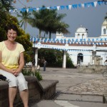 The beautiful park in Copán Ruinas