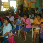 Some of the crowd at the community meeting