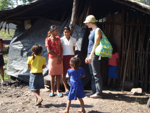 San Jose, Guatemala... Maria saw the community she is fundraising for.